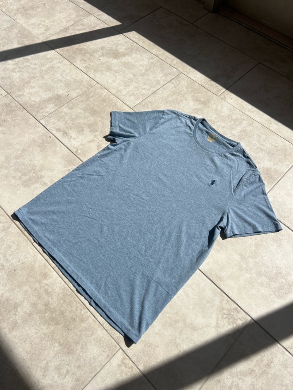 Polo Ralph Lauren Custom Slim Fit Crewneck T Shirt Steel Blue Men's
XL